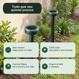 Benefícios do repelente solar: sem veneno, 100% solar, à prova d'água e seguro para pets